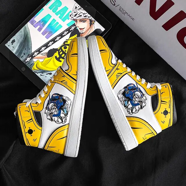 One Piece Shoes - סניקרס לאו צהובות ג'ורדן - וואן פיס