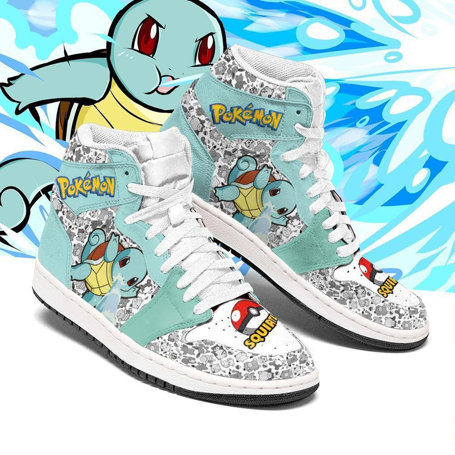Pokemon Shoes - סניקרס סקווירטל ג'ורדן - פוקימון