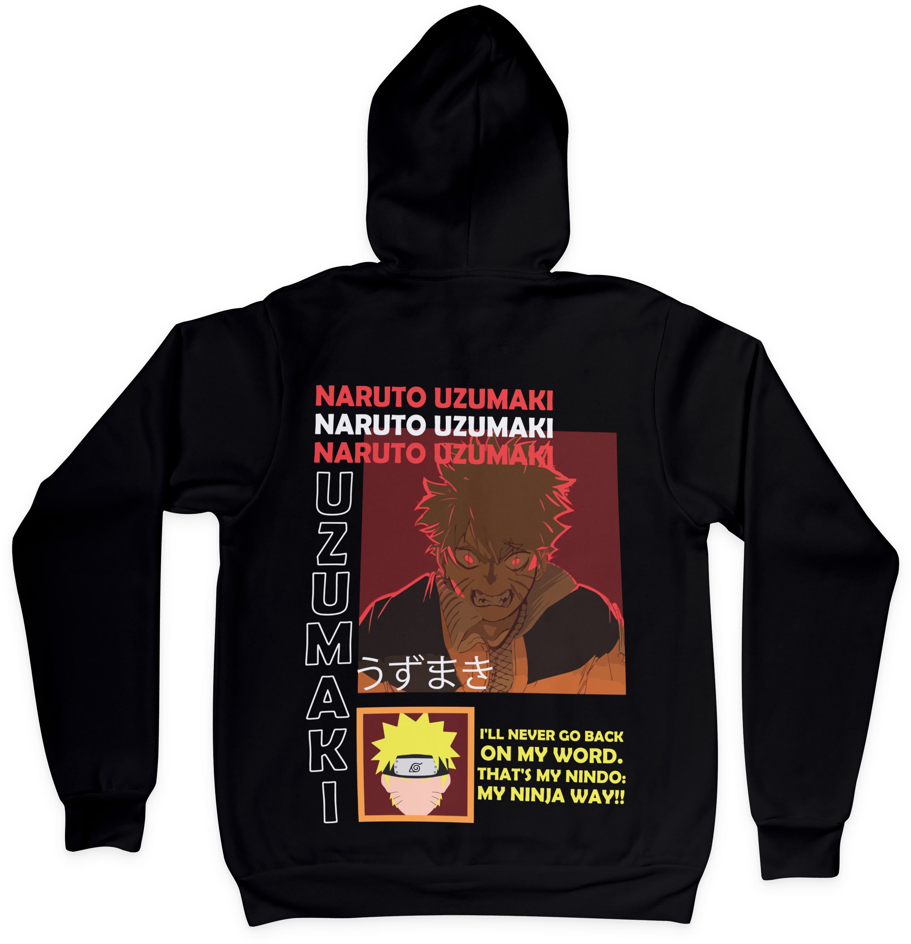 Naruto Tops - סווטשירט נארוטו משפט - נארוטו