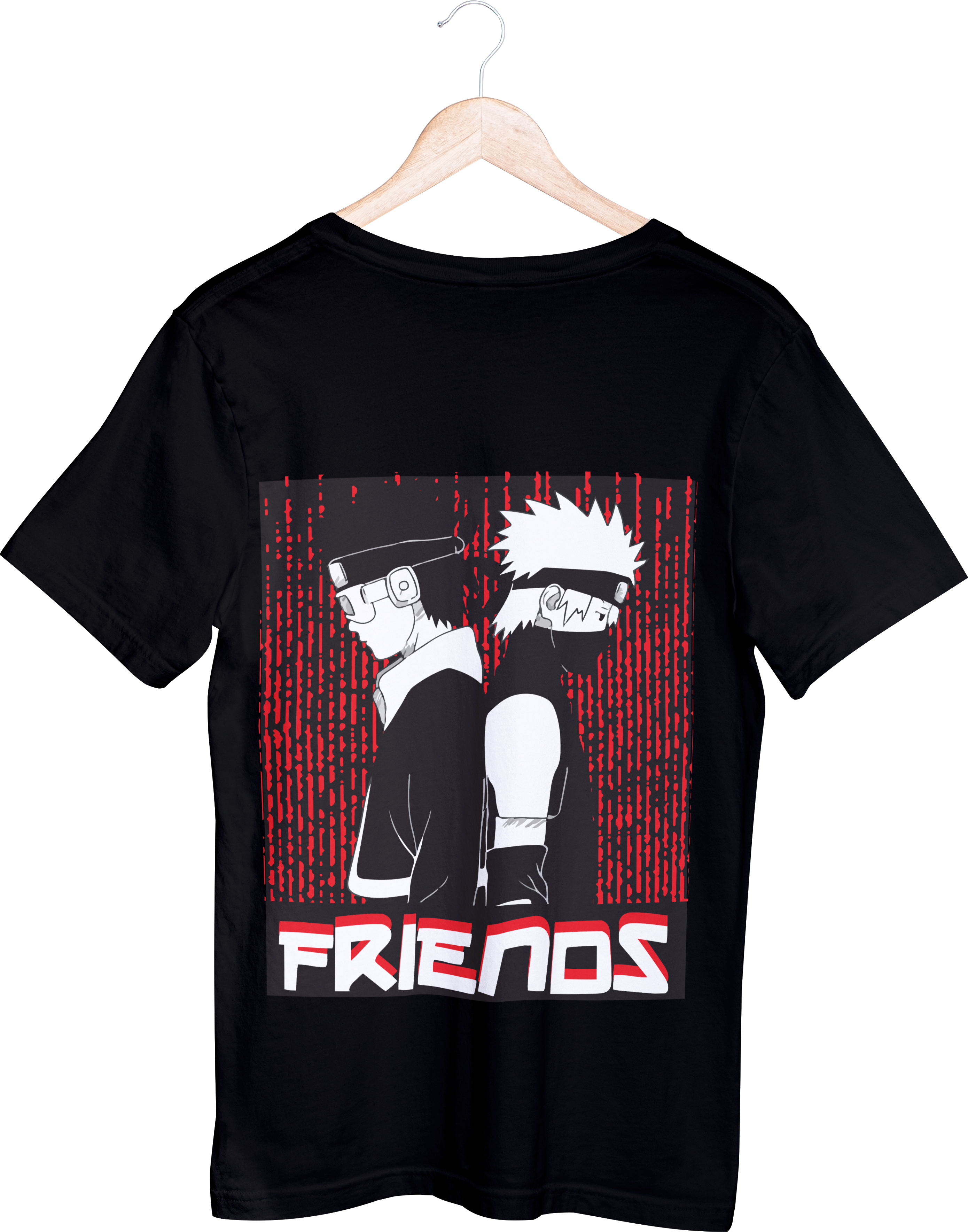 Naruto Tops - חולצה קאקאשי אוביטו חברים - נארוטו