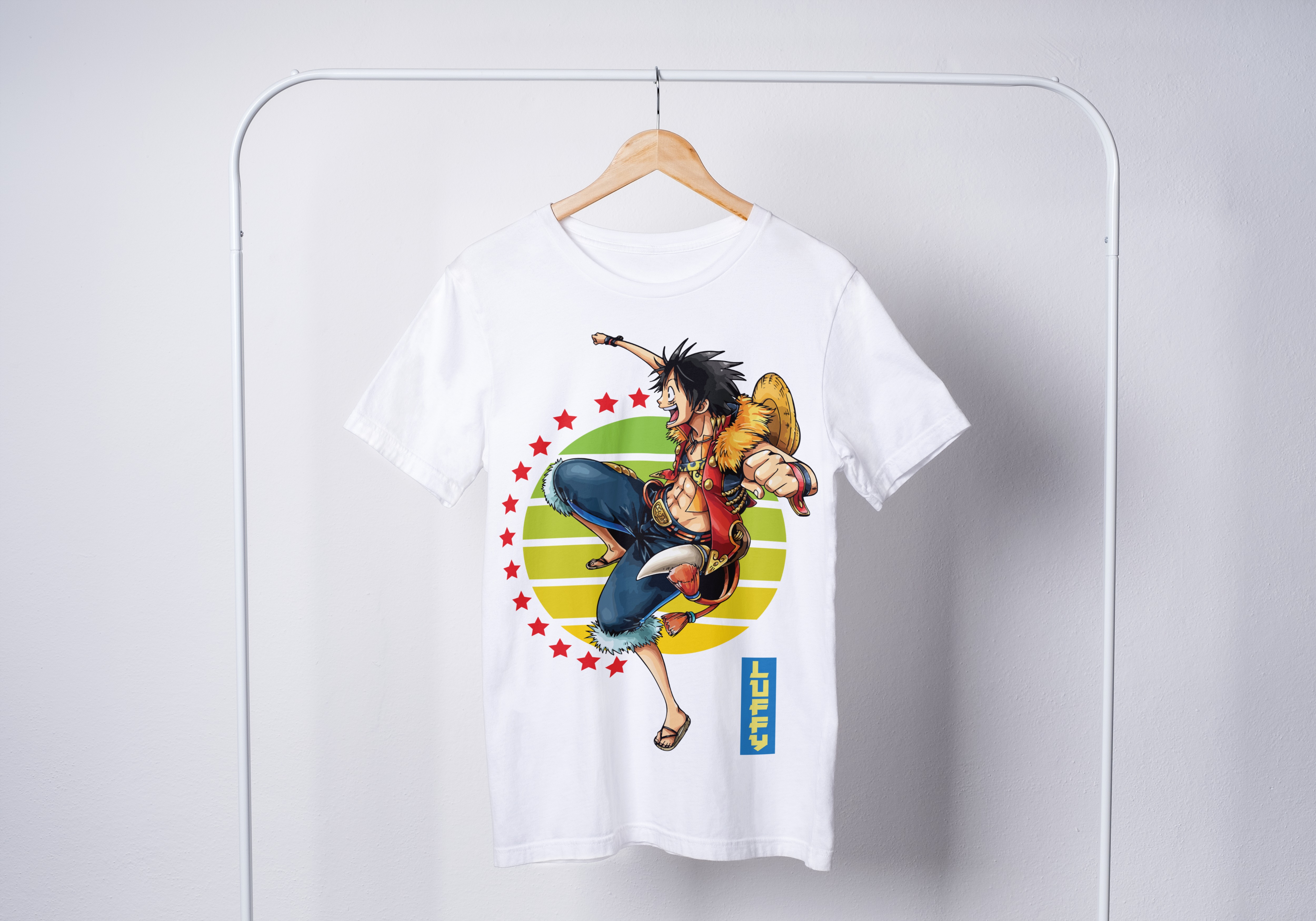 One Piece Tops - חולצה לופי כוכבים - וואן פיס