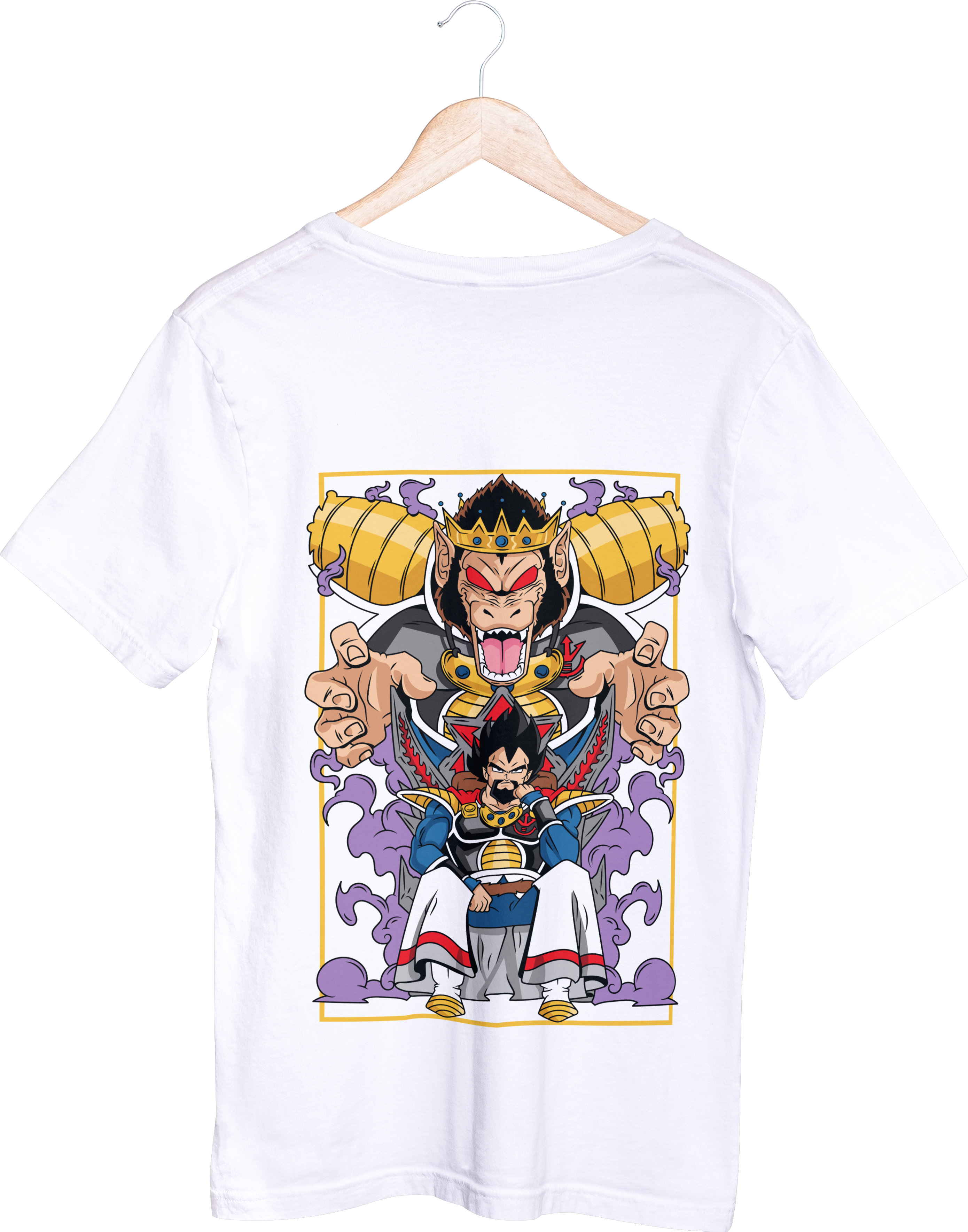 Dragon Ball Tops - חולצה המלך וג'יטה - דרגון בול