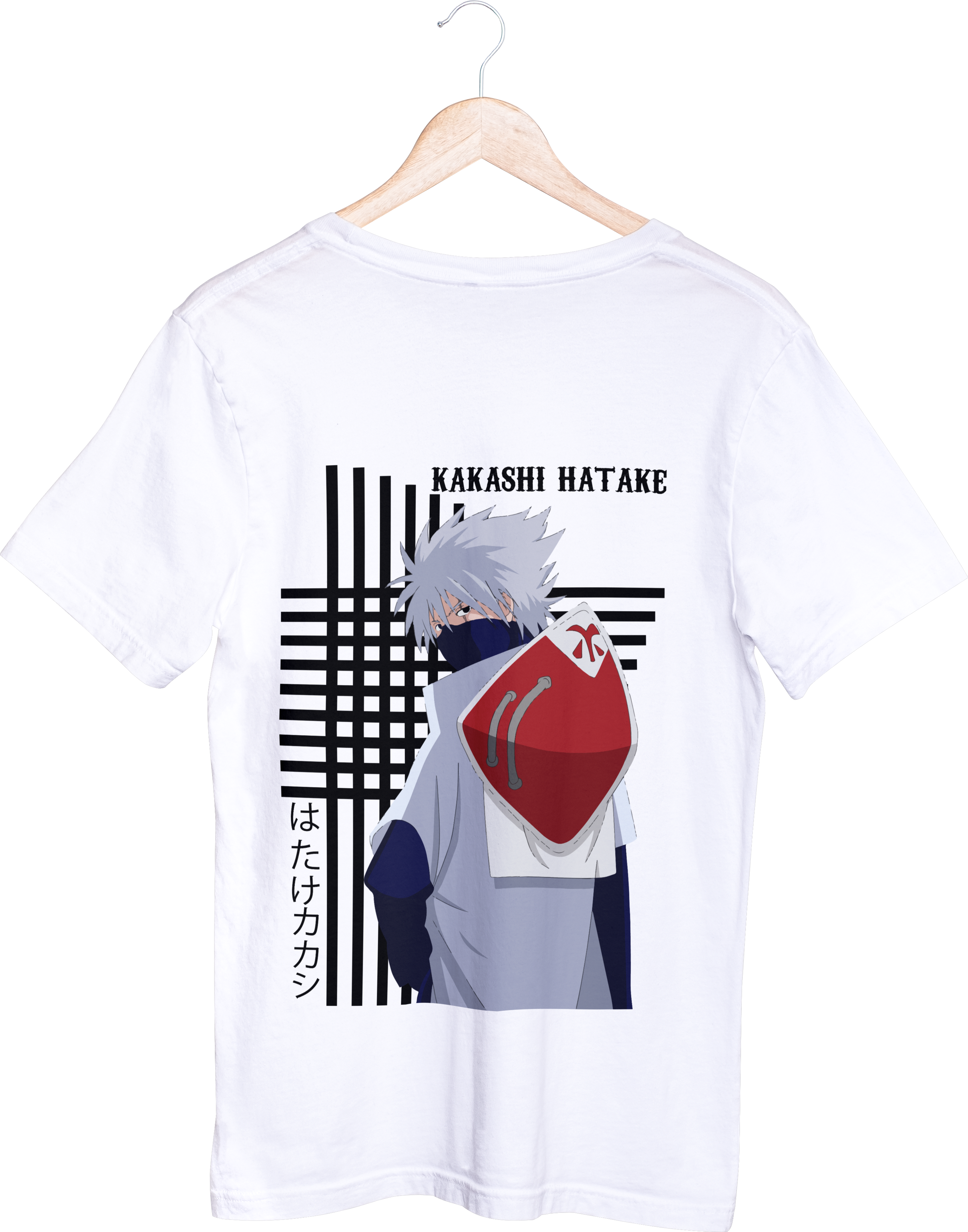 Naruto Tops - חולצה קאקאשי הוקגה - נארוטו
